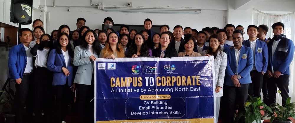 Capacity-building workshop on ‘Campus to Corporate- Advancing Northeast’ was organised in Kohima College and NU SASRD.